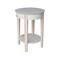 International Concepts Rectangle Phillips Accent Table Includes Drawer, 21 W, 21 L, 28 in H, Wood, Unfinished OT-2128 - alternate 1